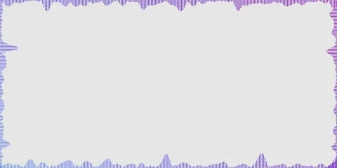 Large Visualiser Audio React Frame Edge with Alpha Stock Footage 247256480