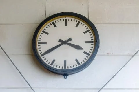 Large wall clock Stock Photos
