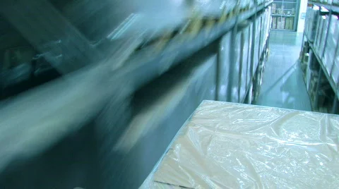 Large warehouse Video stock 307849