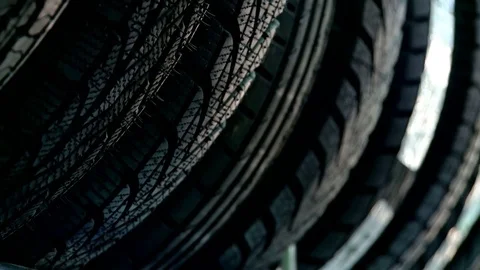 Large warehouse with tires 動画素材 71065157