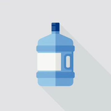 Large water bottle Illustrazione stock