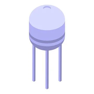 Large water tower standing on four legs providing water to city buildings Ilustración de archivo