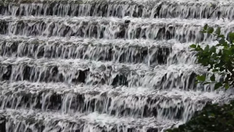 Large waterfall Video stock 8690690
