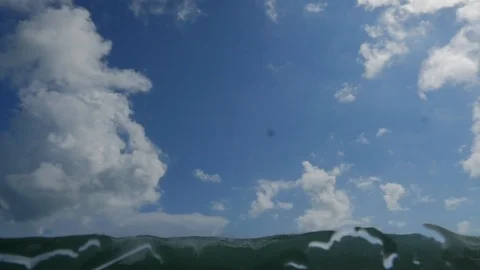 Large wave pounding on person Stock Footage 111225715