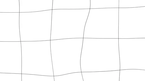 Large Wavy Black Grid on White Seamless Loop 스톡 동영상 331416647