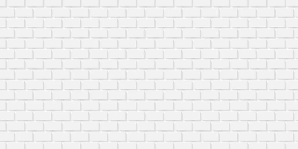 Large white boxes or bricks geometry brickwall background wallpaper banner,.. Stock Illustration