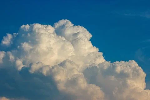 Large White Cloud in Blue Sky Stock Photos