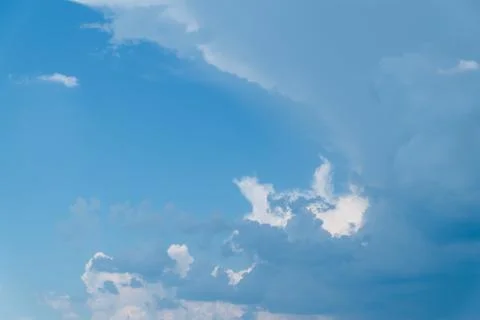 Large white cloud Foto stock