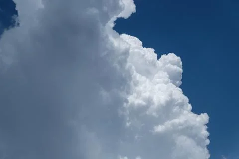 Large white cloud Foto stock