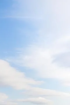 Large white Cumulus clouds on blue sky Stock Photos