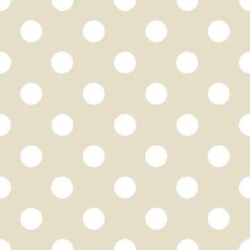 Large white dots on a light brown background. Stock Illustration
