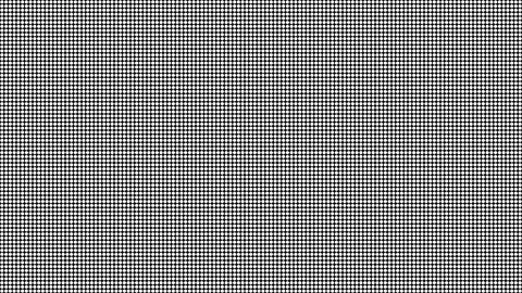 Large White Dots Seamless Pattern on Black Bold Background Stock Illustration