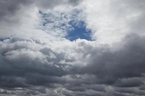 A large white-gray cloud in the sky Stock Photos