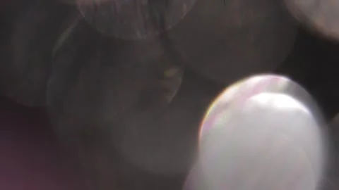 Large white prism bokeh light leak Video stock 318918688