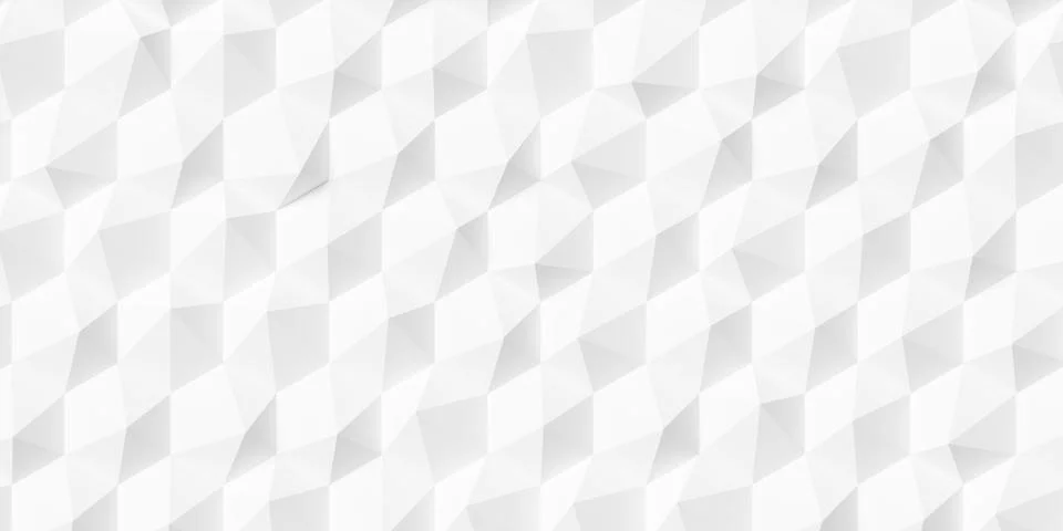 Large white random center polygon hexagon or honeycomb geometry background .. Stock Illustration