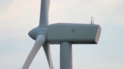 Large Wind turbine Close up Video stock 11244772