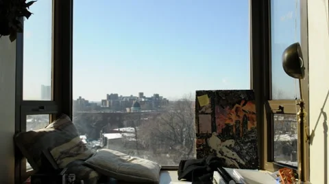 Large Window Stock Footage 1095040