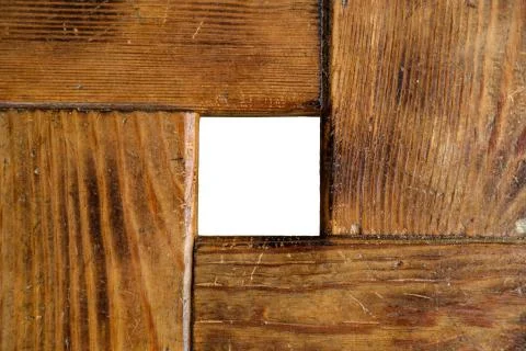 Large wooden frame. Stock-Fotos