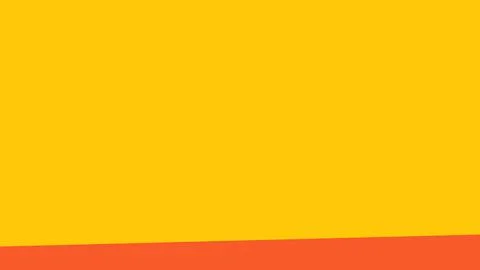 Large yellow block with a thin orange stripe near the bottom and white space  Illustration
