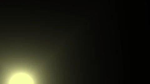 A large yellow light spreads from the left corner. 库存影片 308674623