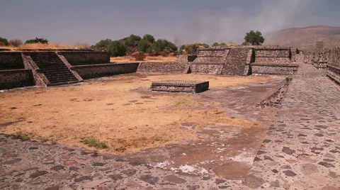 Largest archaeological site of the Mayan pyramids-Teotihuacan Stock-Footage 45979534