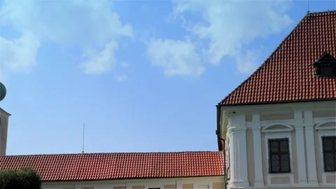 The Largest Axe in the World - Konice Castle Stock Footage 252072049