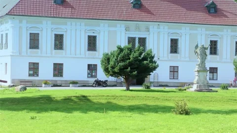 The Largest Axe in the World - Konice Castle Stock Footage 252072156