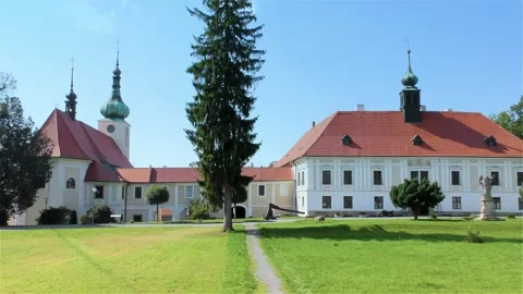 The Largest Axe in the World - Konice Castle Stock Footage 252072276