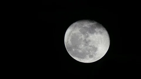 Largest Full Moon at night on clouds 스톡 동영상 83987215
