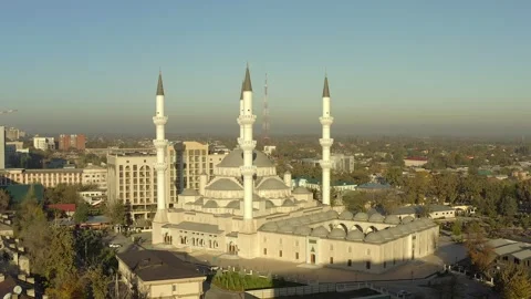 The largest Islamic religious building in Central Asia Video stock 259968752