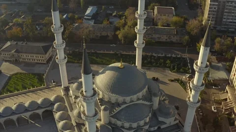 The largest Islamic religious building in Central Asia Video stock 259969126