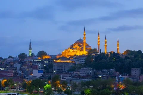 The largest mosque and social complex dating back to the 16th century, which gav Stock Photos