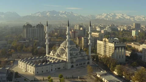 The largest mosque in Central Asia Video stock 259969476