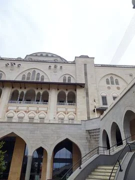 The Largest Mosque in Turkey, The Grand aml?ca Mosque Stock Photos