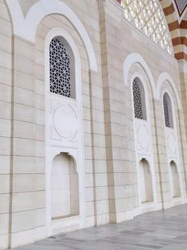 The Largest Mosque in Turkey, The Grand aml?ca Mosque Stock Photos