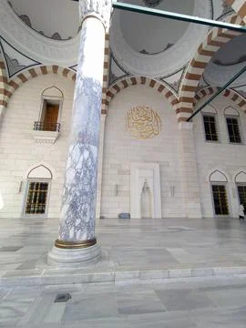 The Largest Mosque in Turkey, The Grand aml?ca Mosque Stock Photos