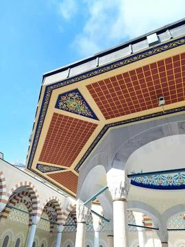 The Largest Mosque in Turkey, The Grand aml?ca Mosque Stock Photos