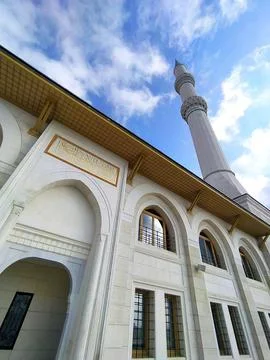 The Largest Mosque in Turkey, The Grand aml?ca Mosque Stock Photos