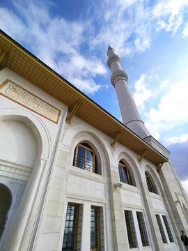 The Largest Mosque in Turkey, The Grand aml?ca Mosque Stock Photos