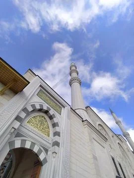 The Largest Mosque in Turkey, The Grand aml?ca Mosque Stock Photos