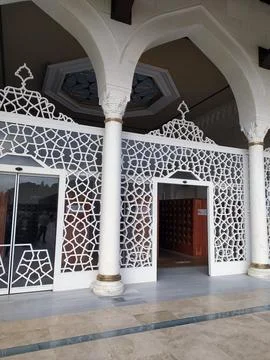 The Largest Mosque in Turkey, The Grand aml?ca Mosque Stock Photos