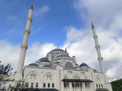 The Largest Mosque in Turkey, The Grand aml?ca Mosque Stock Photos