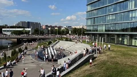 The largest opposition protest in Minsk. Stock Footage 137661532