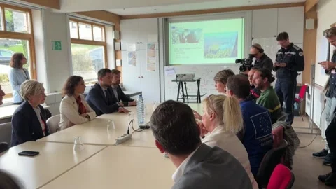 Largest recorded wildfire devastates nature reserve in Belgium, WAIMES, BE - 25  Stock-Footage 343549882