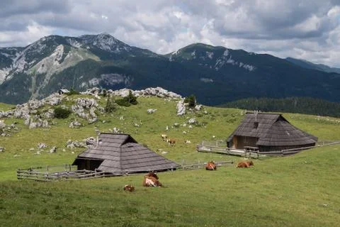 The largest shepherds settlement in Europe. Stock Photos