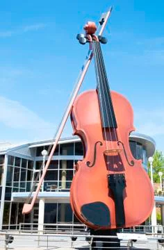 The largest violin Stock Photos