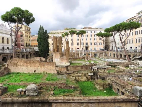 Largo argentina in rome Stock Photos