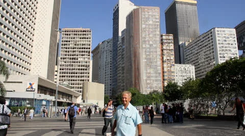 Largo da Carioca Stock Footage 24632237