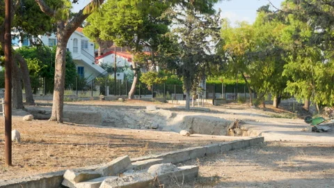 Larnaca, Cyprus, 2026,9th july, Kition Bamboula Archaeological Site Vídeos de archivo 346603917