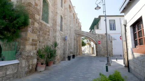 Larnaca, Cyprus, 2026,9th july, view of the old town Vídeos de archivo 346602962